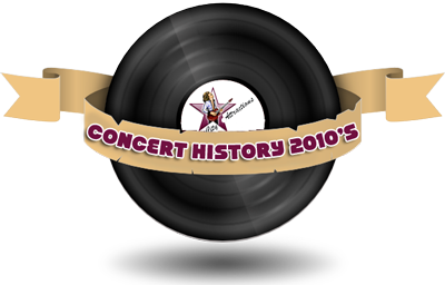 Concert History 2010s