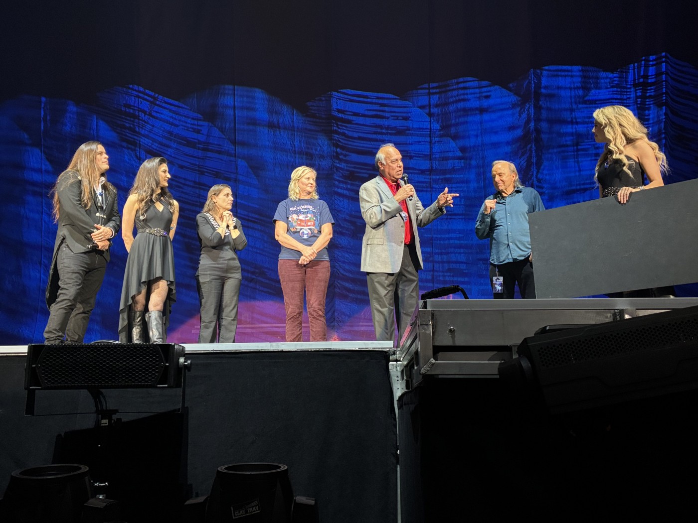 Jack Orbin (President Stone City Attractions) reaction on being congratulated by David Munoz (KQXT-FM) for 24 years of producing Trans-Siberian Orchestra in San Antonio, TX Jack Orbin (President Stone City Attractions) reaction on being congratulated by David Munoz (KQXT-FM) for 24 years of producing Trans-Siberian Orchestra in San Antonio, TX